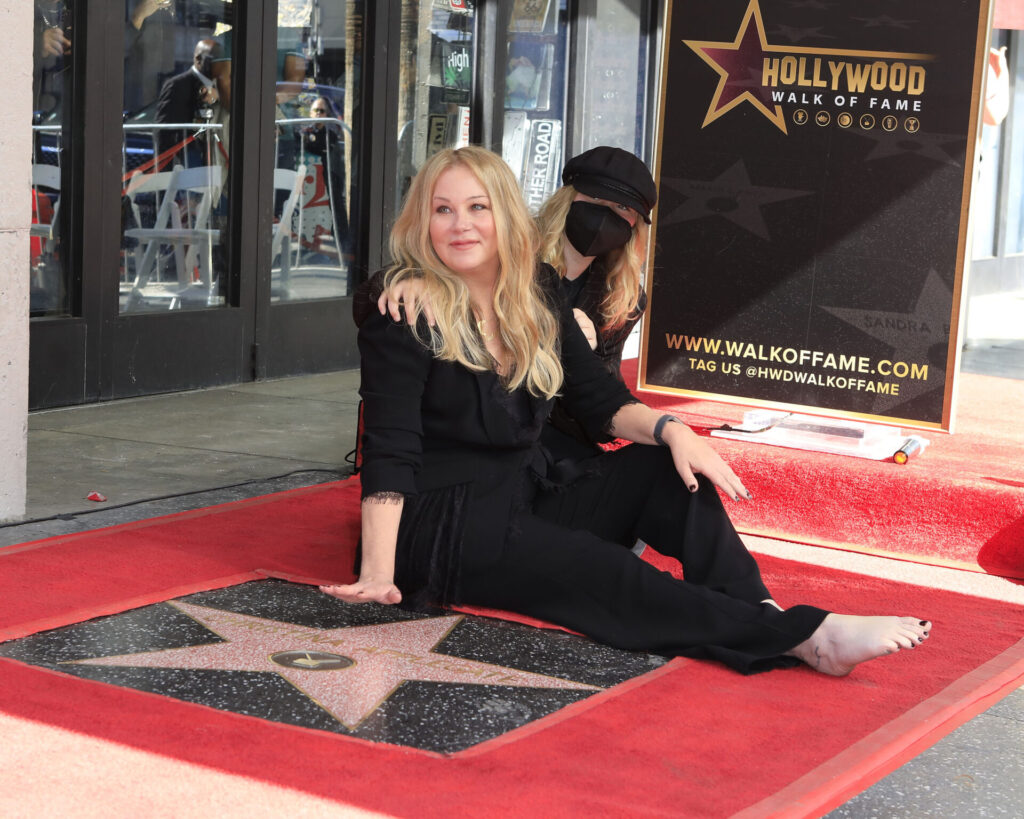 LOS ANGELES - NOV 4:  Christina Applegate, Sadie Grace LeNoble at the Christina Applegate Star Ceremony on the Hollywood Walk of Fame on November 4, 2022 in Los Angeles, CA